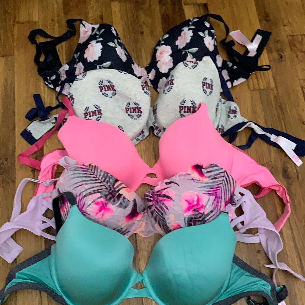 5 VS (Victoria’s secret) bras 36dd